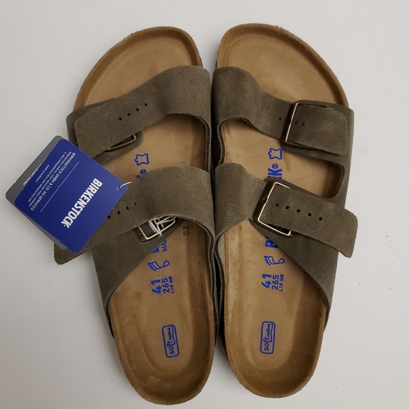 New Birkenstock Arizona Forest Green Sandals - Picture 2 of 6